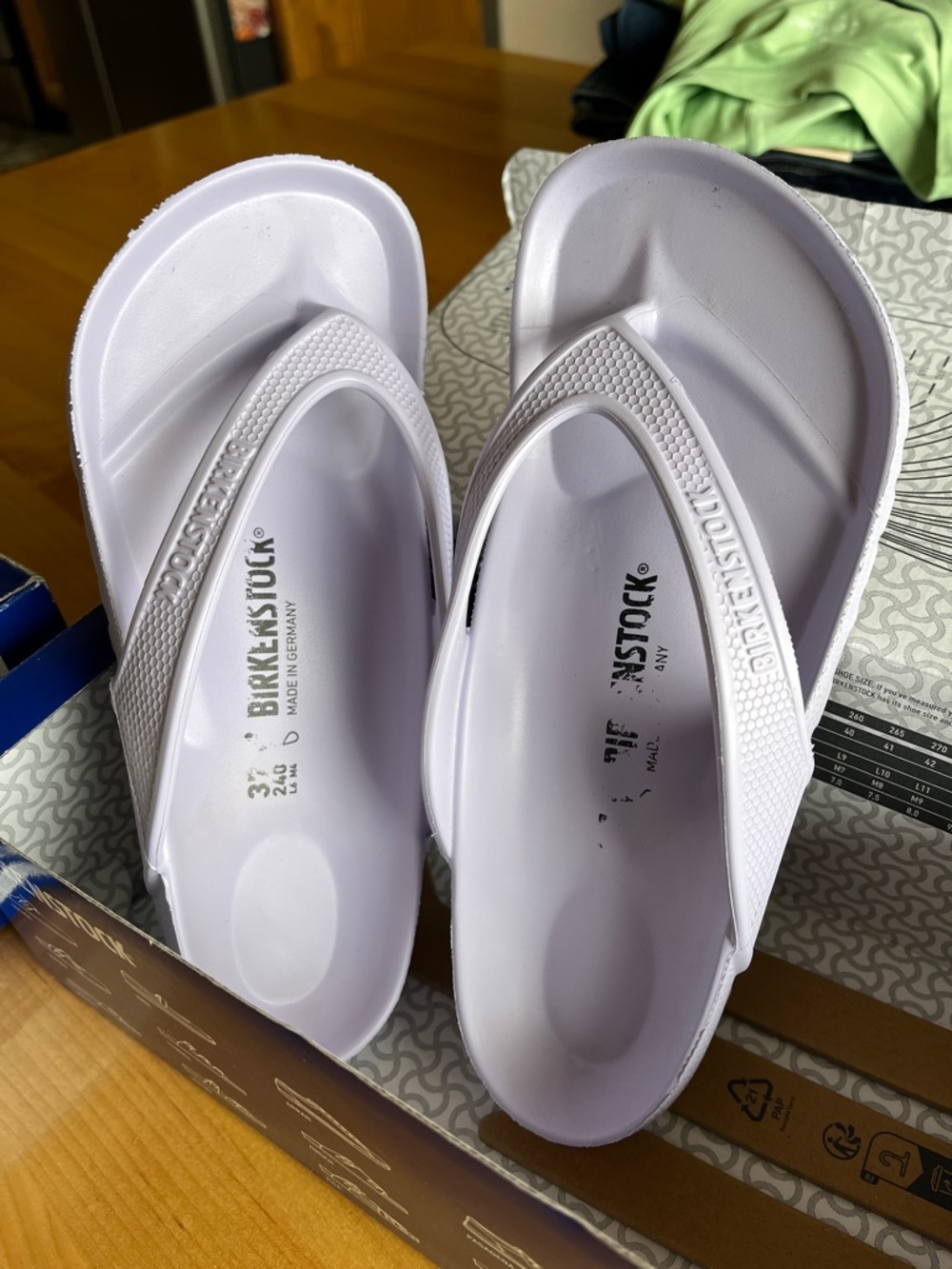 Birkenstock Light Lavender EVA Thong Sandals